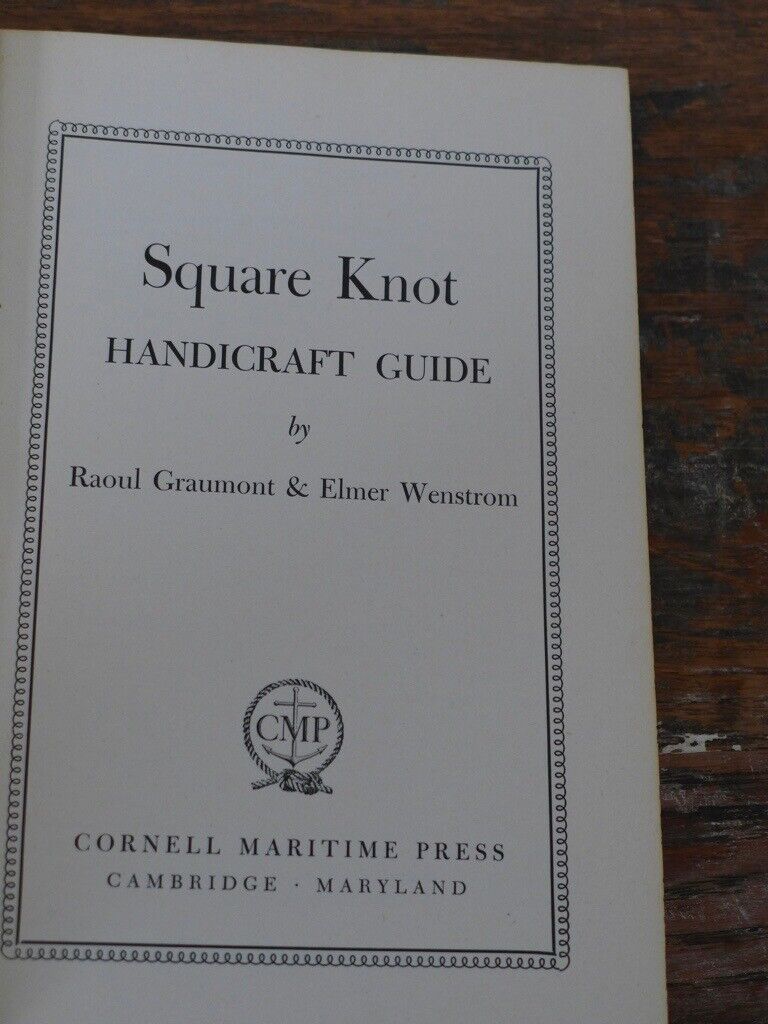 Collectable and rare vintage craft book: SQUARE KNOT HANDICRAFT GUIDE. Otherwise known as MACRAME.