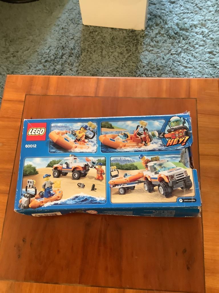 Lego city coast guard 4x4& diving boat 60012 