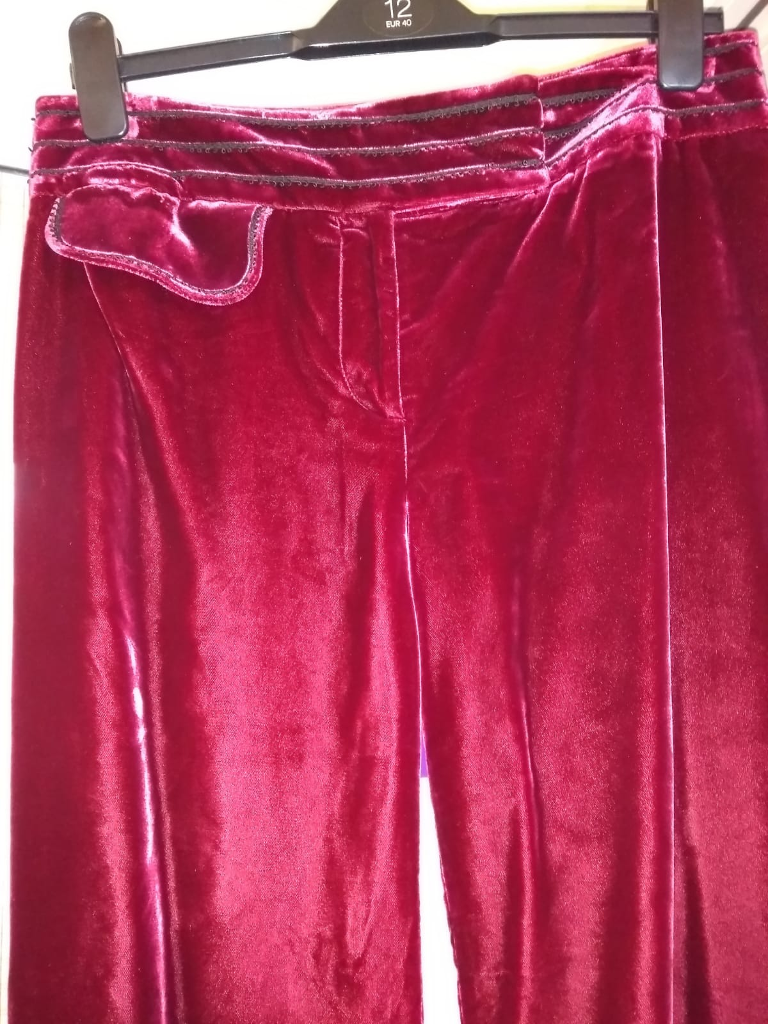 image for Ladies Velvet Trousers 