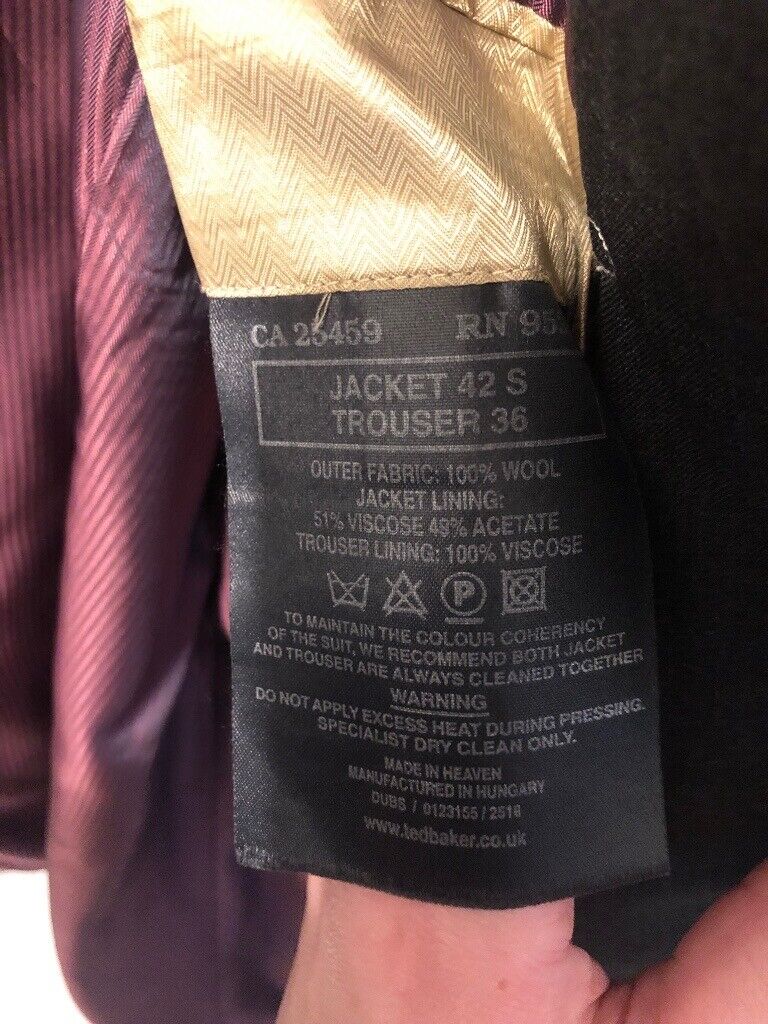 Ted baker suit 