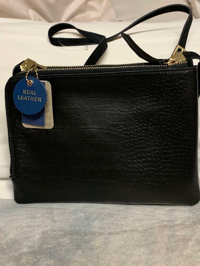 image for New Mansoon cross body leather bag