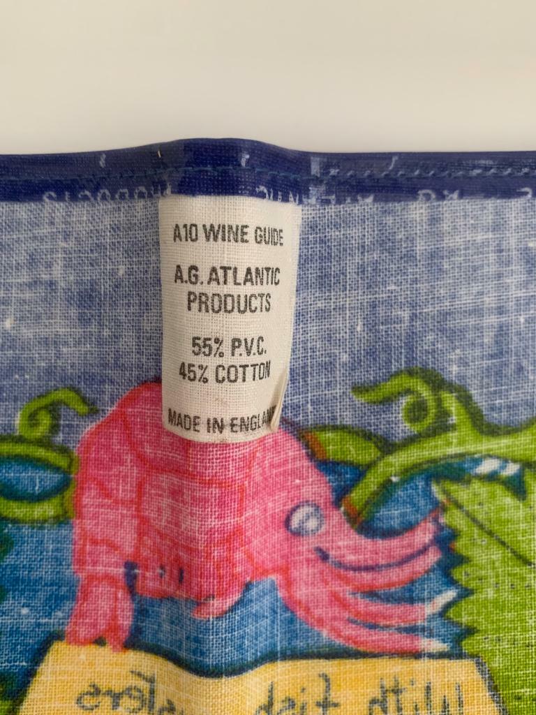 Very Rare A10 Wine Guide Vintage Adult Apron 