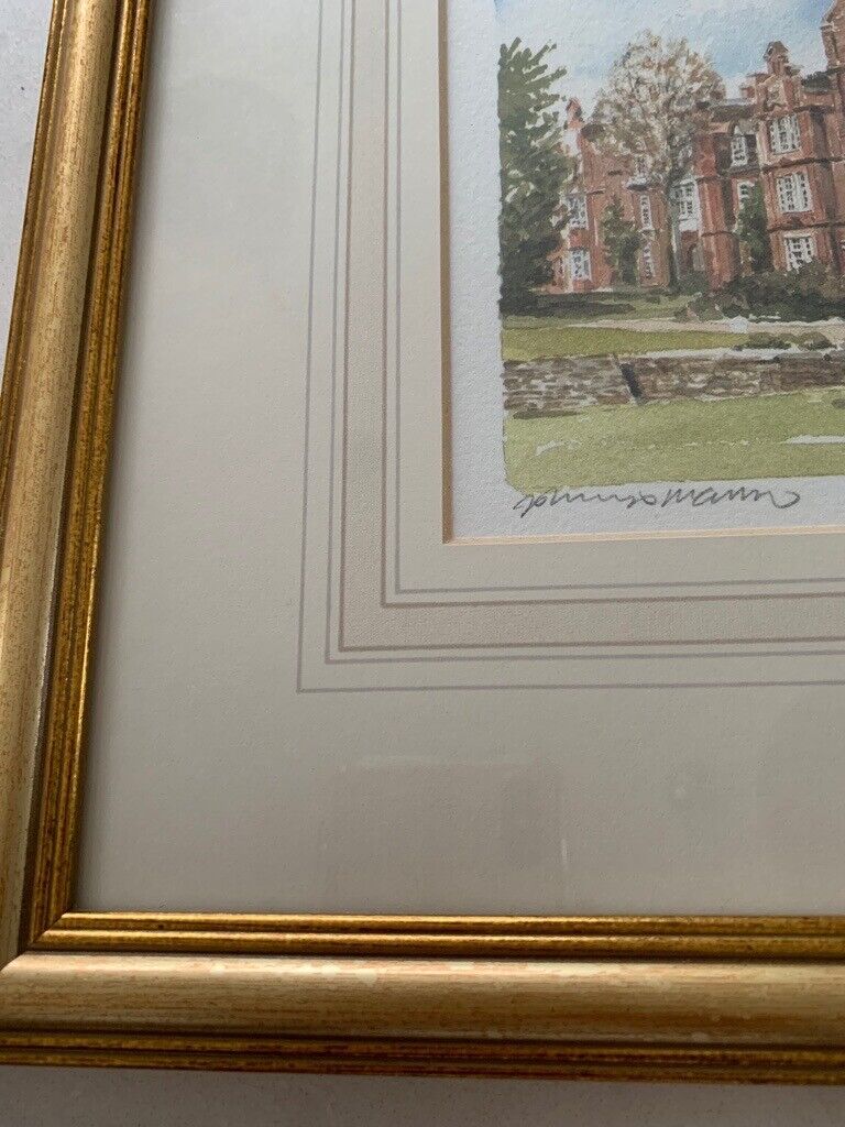 Print of Newnham College Cambridge