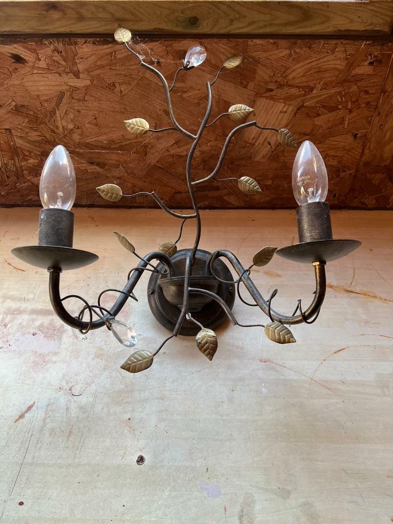 Chandelier and wall lights
