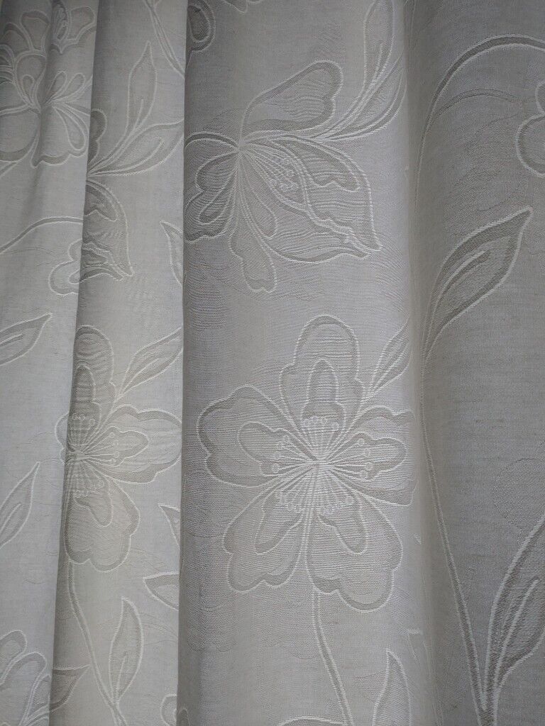image for Cream pattern curtains