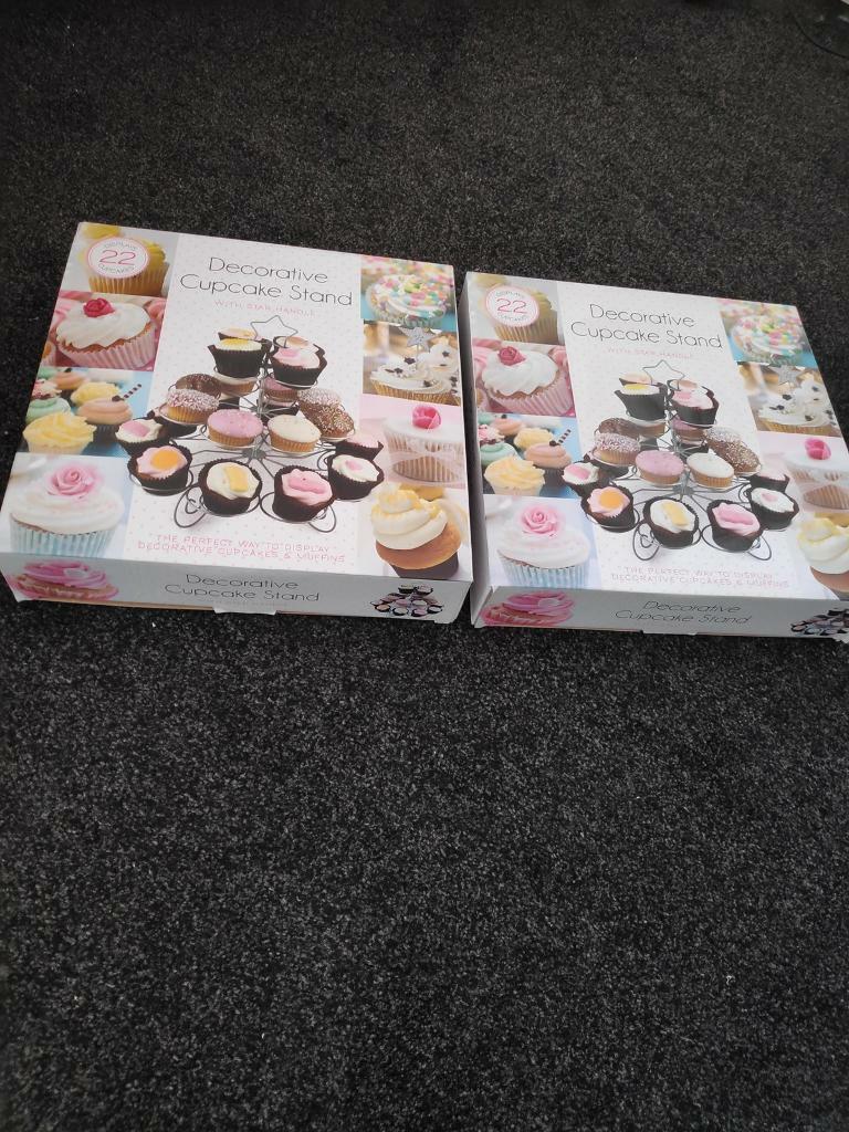 Decorative cupcake stands brand new