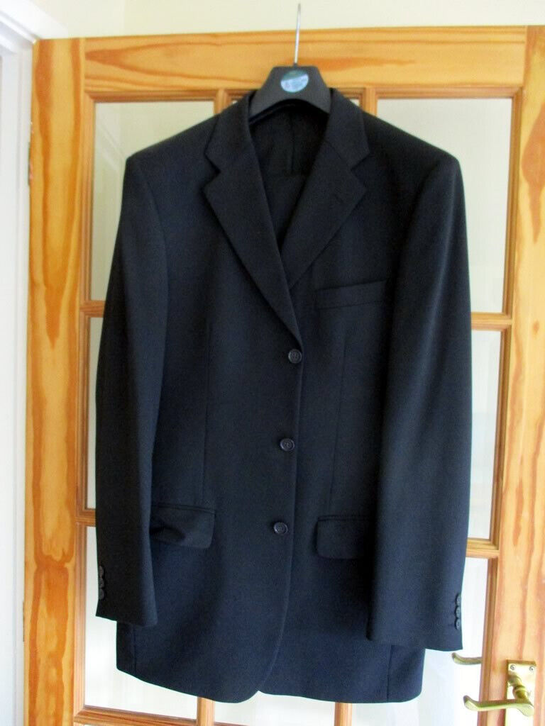 image for M&S Black Suit, 40 inch jacket, 34 inch waist