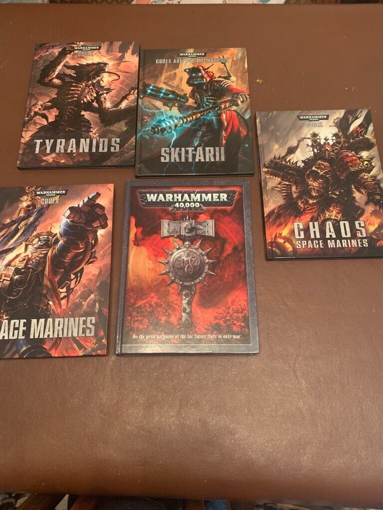 image for Warhammer 40K various codexes and rule book