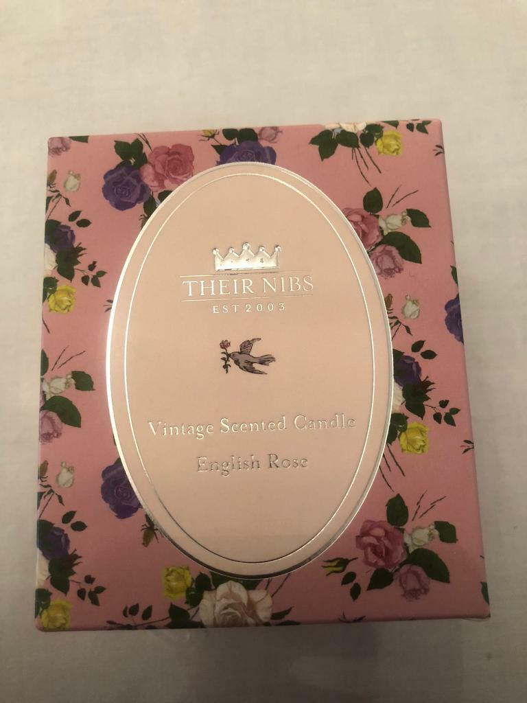 image for Vintage Scented Candle English Rose 