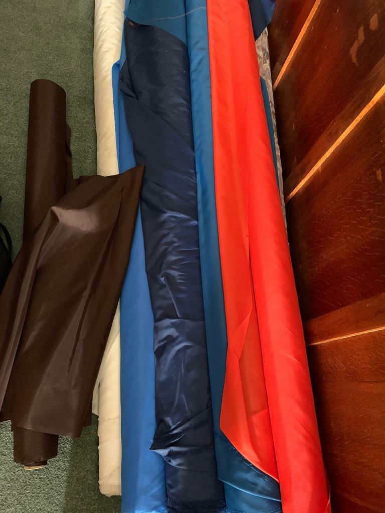Rolls of Nylon fabric