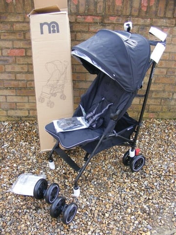 Mothercare roll hotsell stroller black