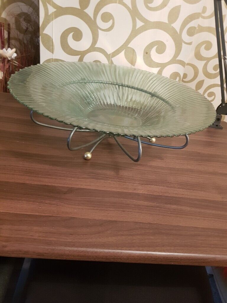 image for Modern and stylish fruits glass  bowls and  stand 