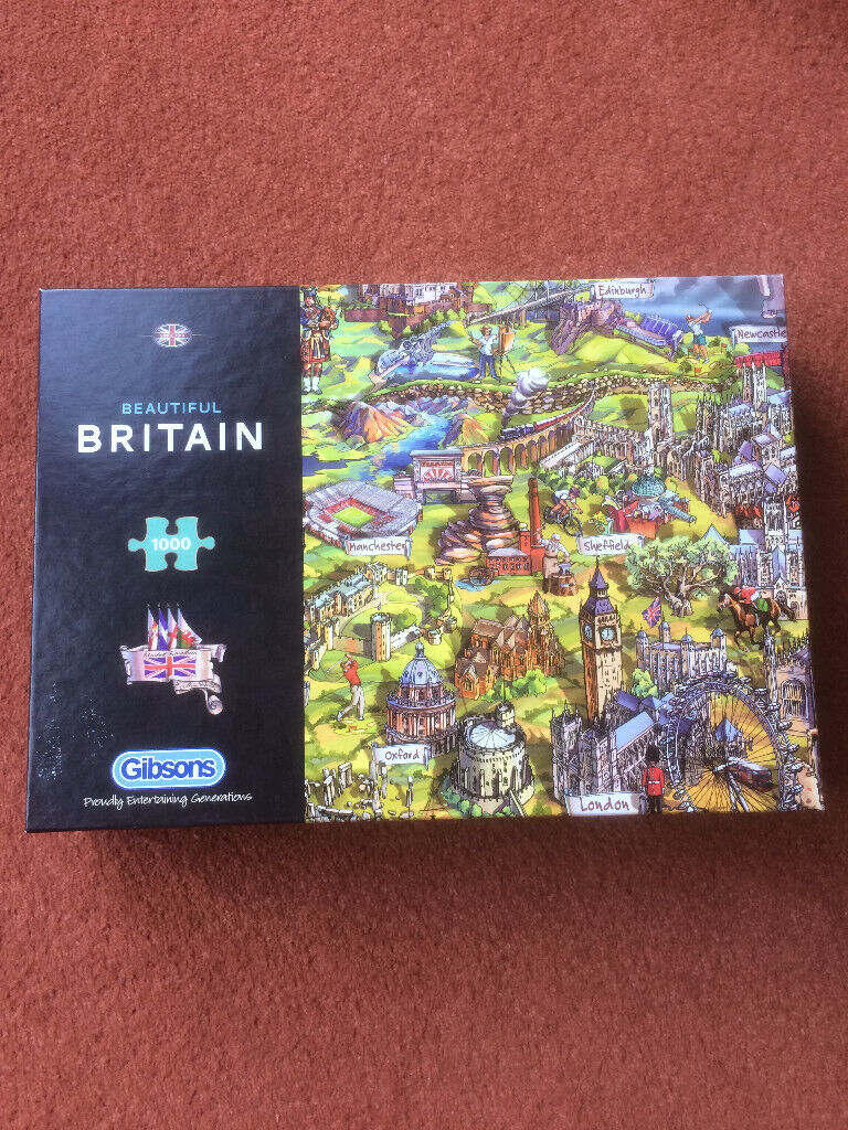 image for GIBSONS 1000 PIECE JIGSAW PUZZLE-BEAUTIFUL BRITAIN