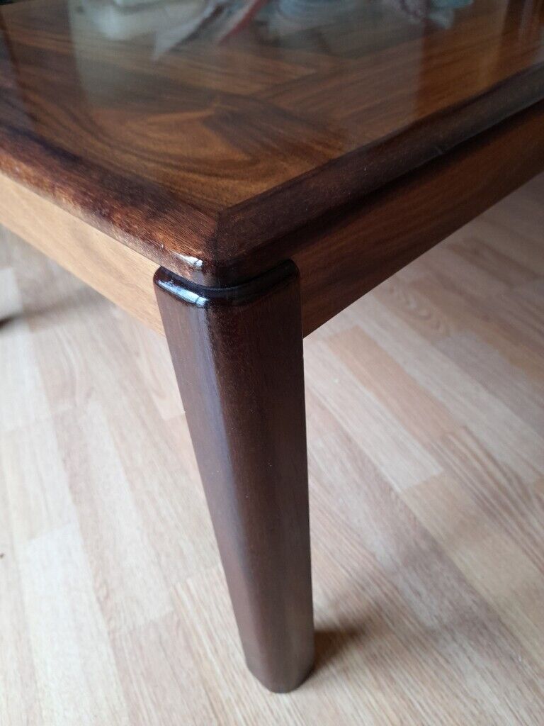 ULDUM MOBELFABRIK DANISH TEAK/ROSEWOOD COFFEE TABLEE TABLE