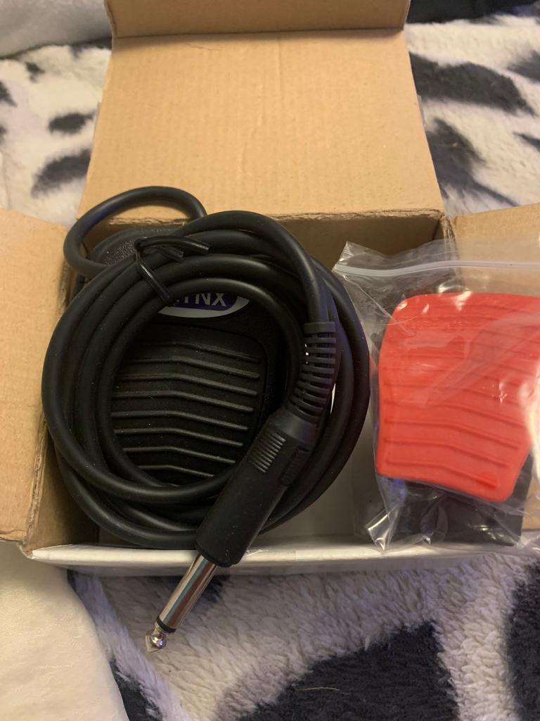 Keyboard foot pedal as new