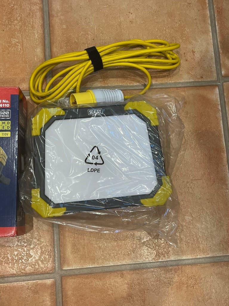 Sealey LED24110 Site Light 24W SMD LED 110V. Brand new, never used.
