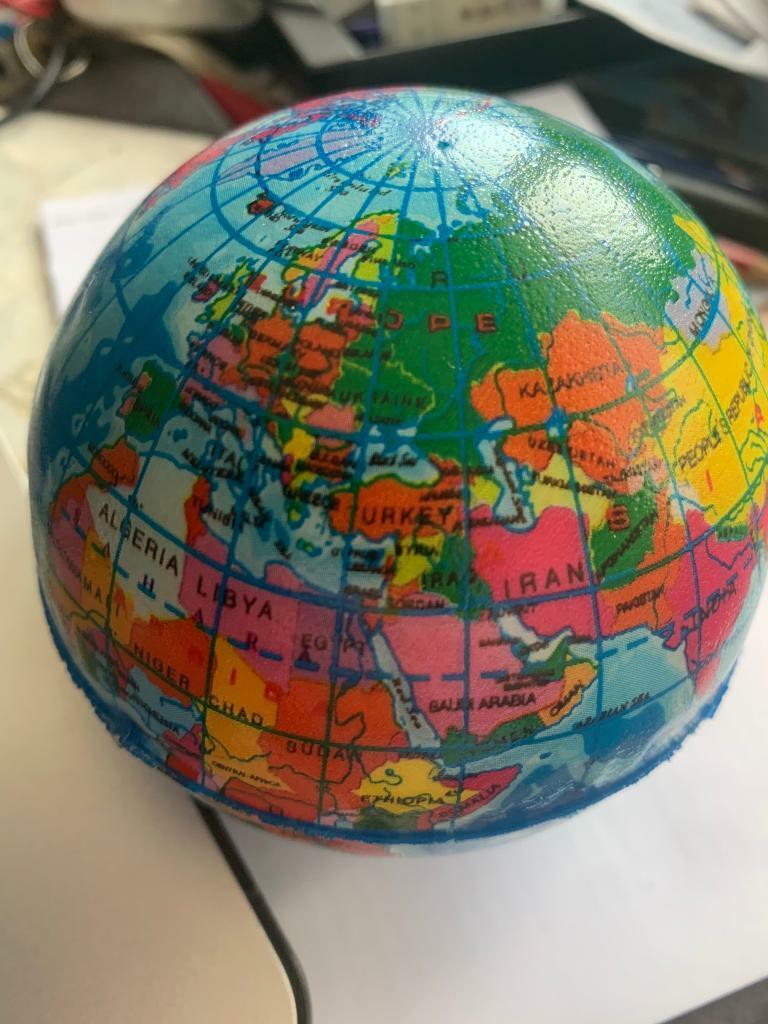 Toy Foamed filled Globe