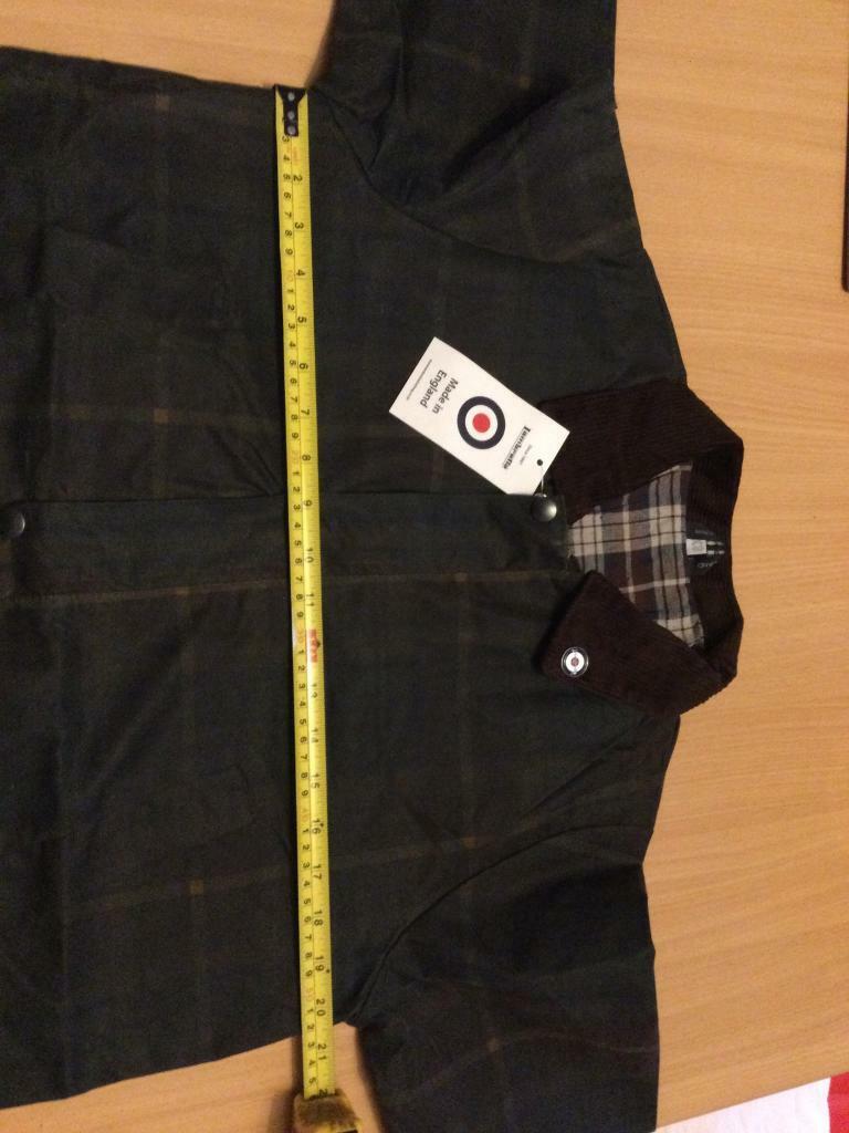 100% Genuine LAMBRETTA Check Wax Jacket x/s RRP £120