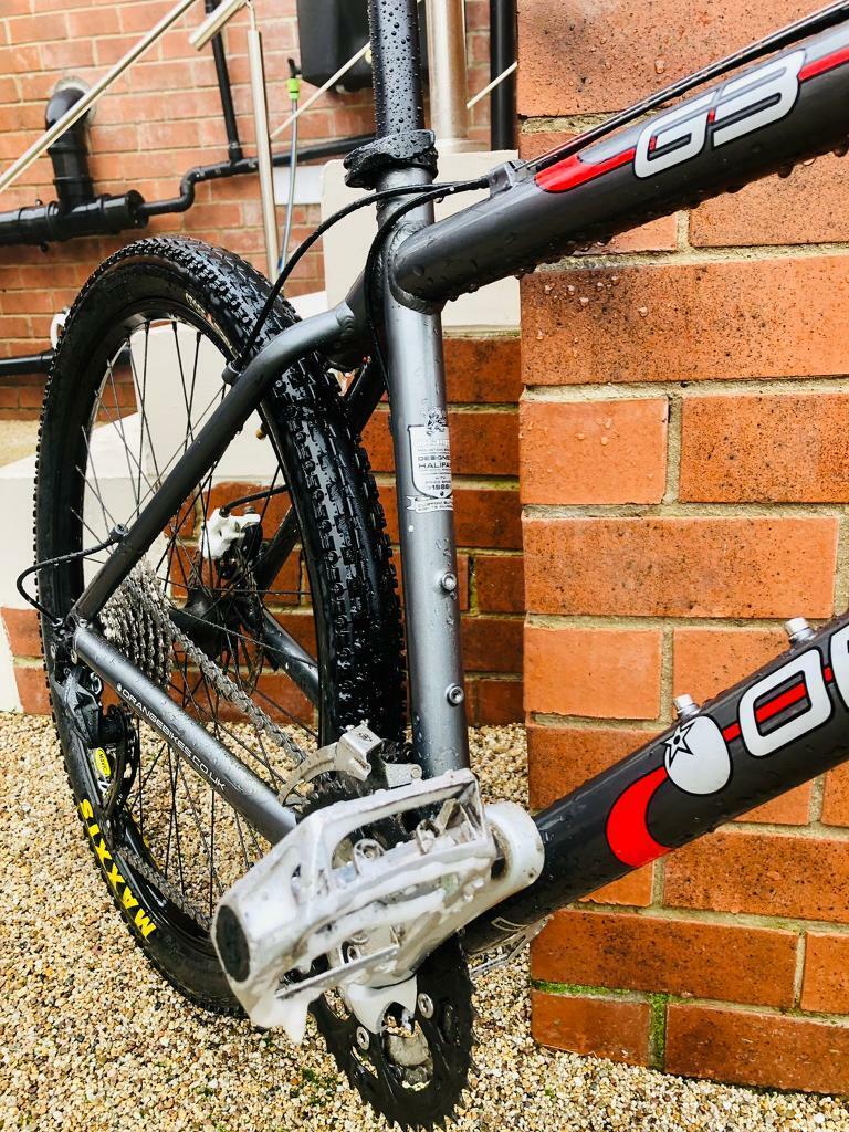 Orange mtb Hardtail Medium frame