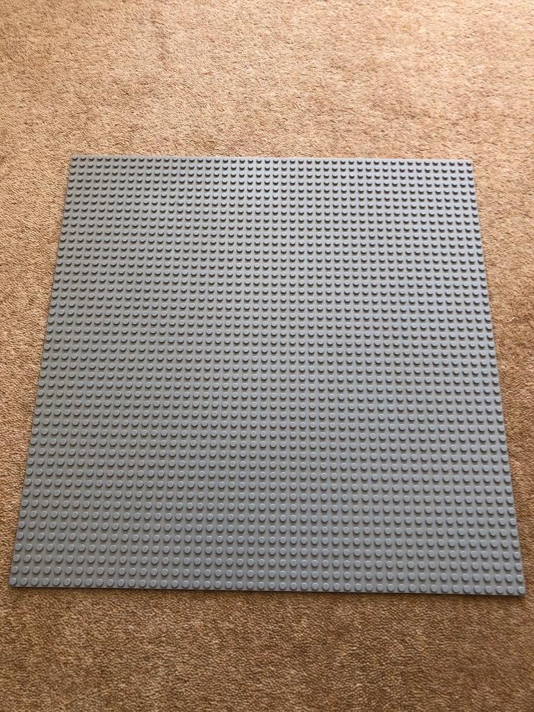 2 LEGO LARGE BACK BOARDS GREY