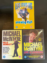 3 great comedy CDs 2 Michael McIntyre and one Lee Evans 