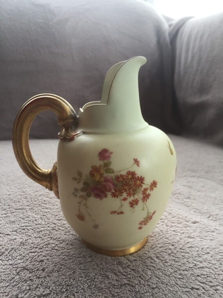 image for Royal Worcester Porcelain Blush Jug