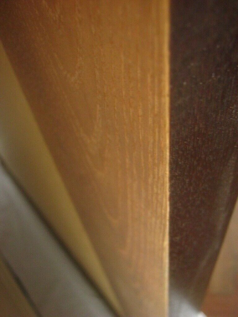 HUGE Hand Made SOLID DARK STAINED ASH Floor Standing Mirror * LOMBOK *John Lewis