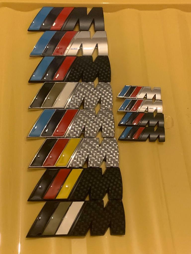 image for Bmw m sport badge grill badge boot badge wing fender 