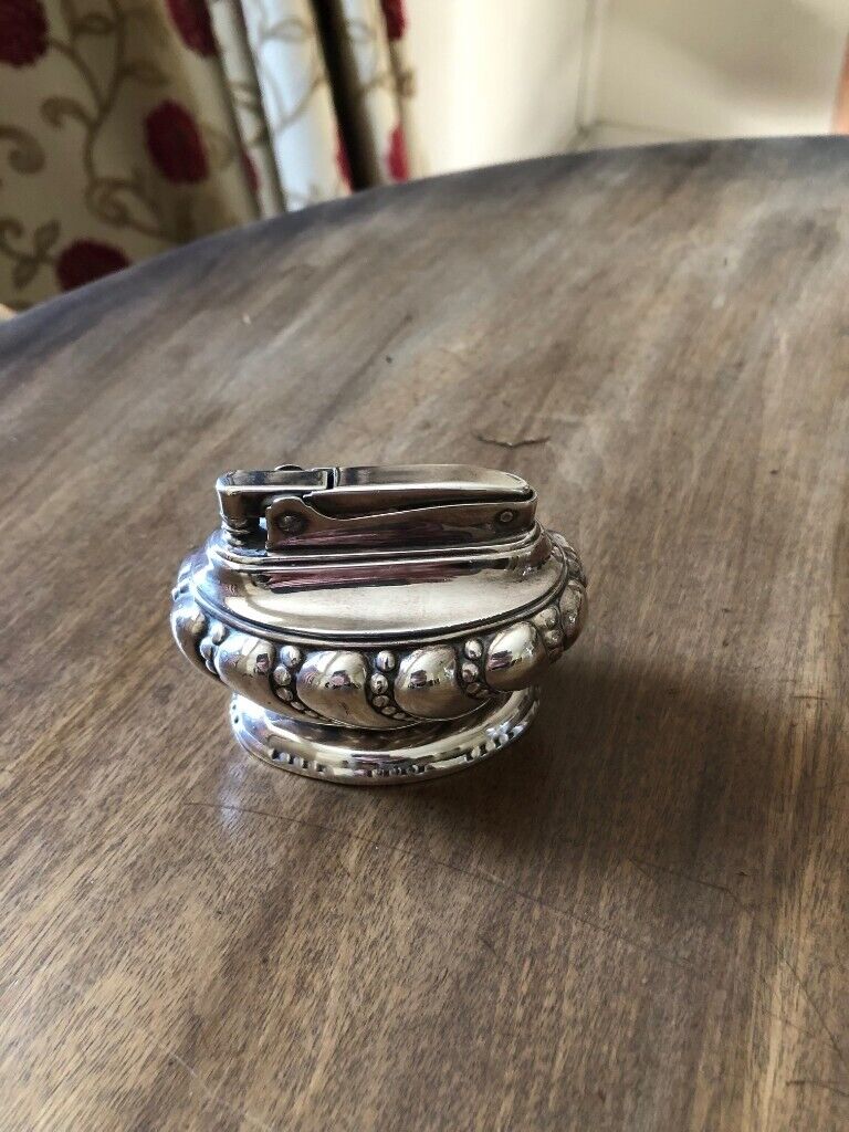 image for Vintage Ronson Crown table lighter silver plated