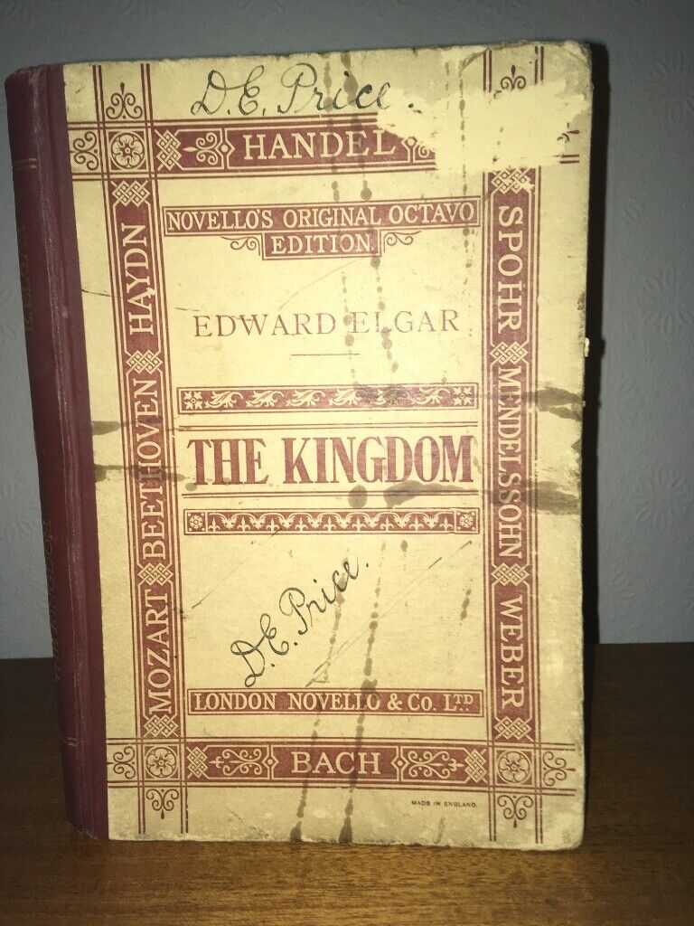 image for The Kingdom. An Oratorio. Edward Elgar Undated. Novello & Co.