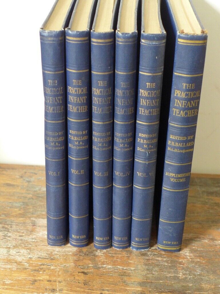 Collectable set of books: THE PRACTICAL INFANT TEACHER Volumes 1-5 PLUS Supplementary edition. 