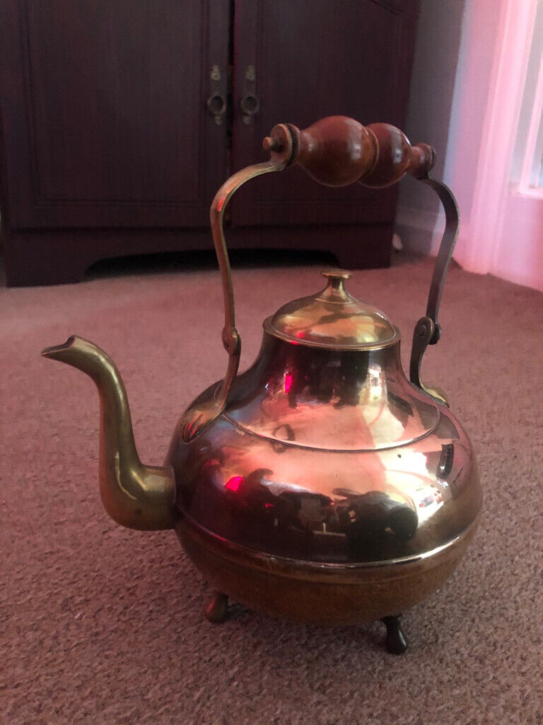 image for Large brass kettle 