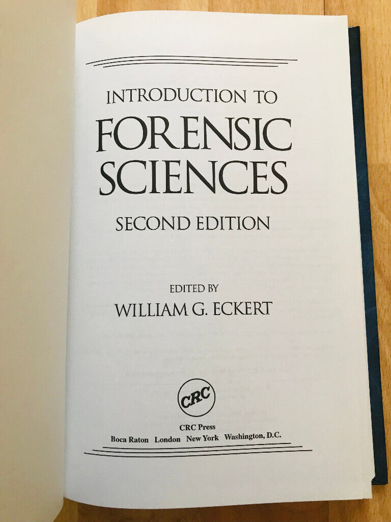 Introduction to Forensic Sciences - Second Edition - Hardcover – Illustrated