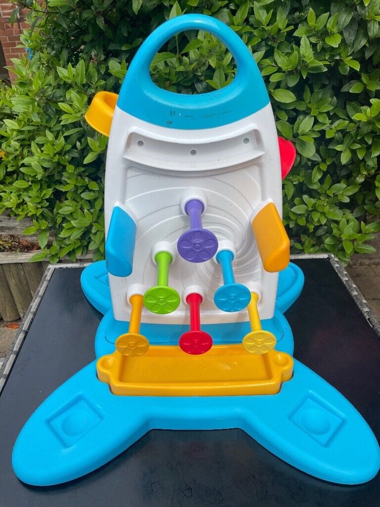 Fisher price roller blocks play wall shop