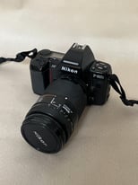 Nikon F-801s film camera 35mm + 35-135mm lens