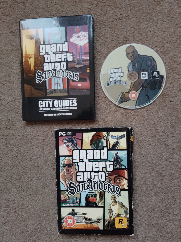 PC DVD ROM - GRAND THEFT AUTO - SAN ANDREAS | in Swansea | Gumtree
