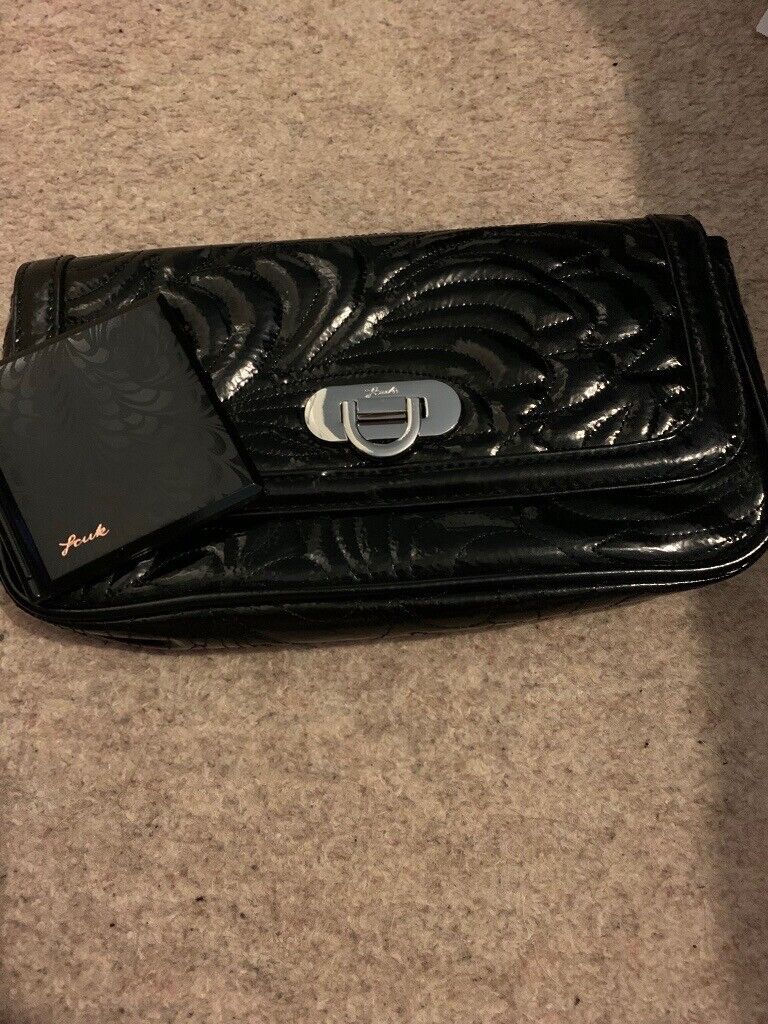 image for Fcuk clutch bag and mirror never used 