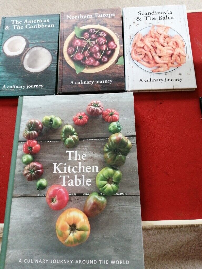 image for 4 kitchen table cookery books 