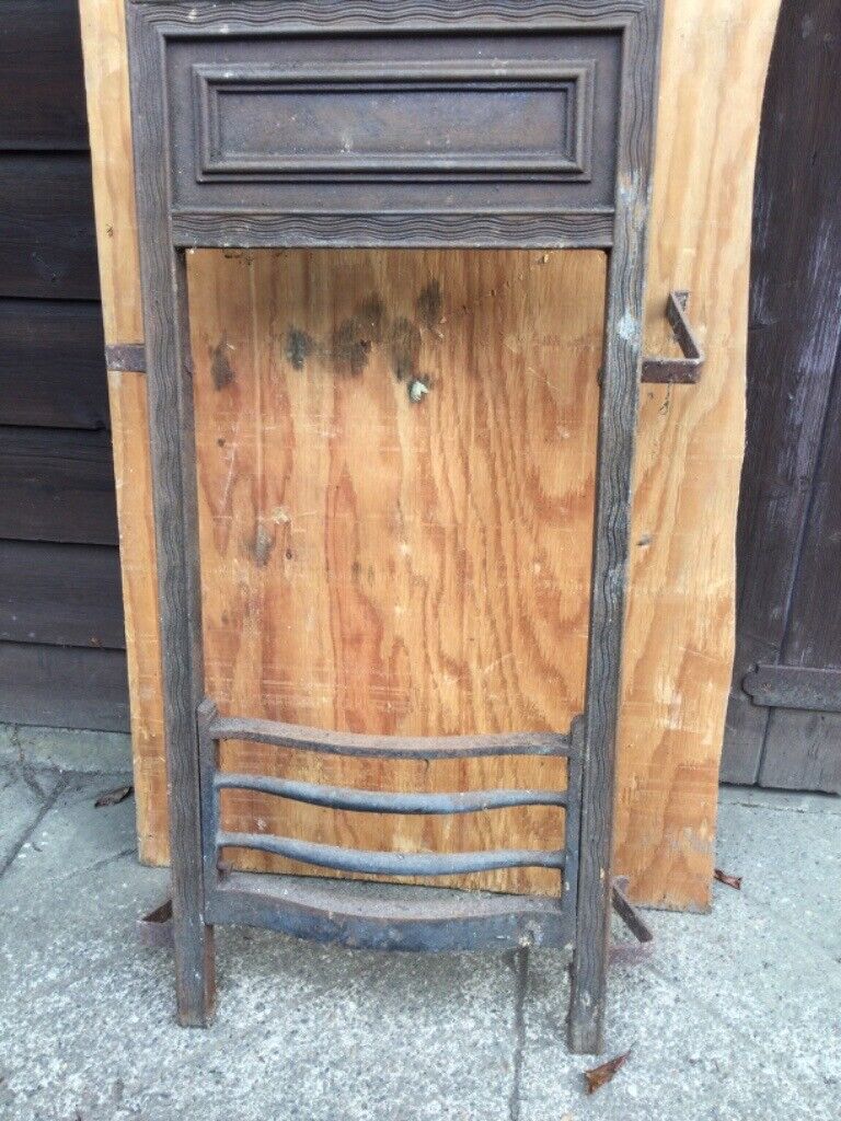 image for Cast iron , antique fireplace surround 