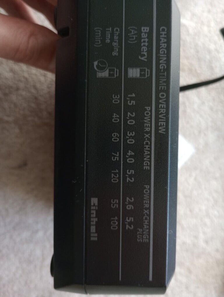 Einhell Power X-Change 18V Battery Charger - NEW