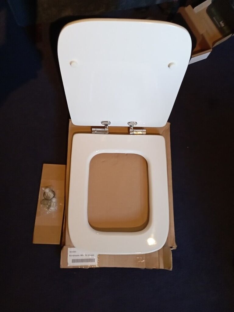 wc seat, soft close, kensington, square - D shape