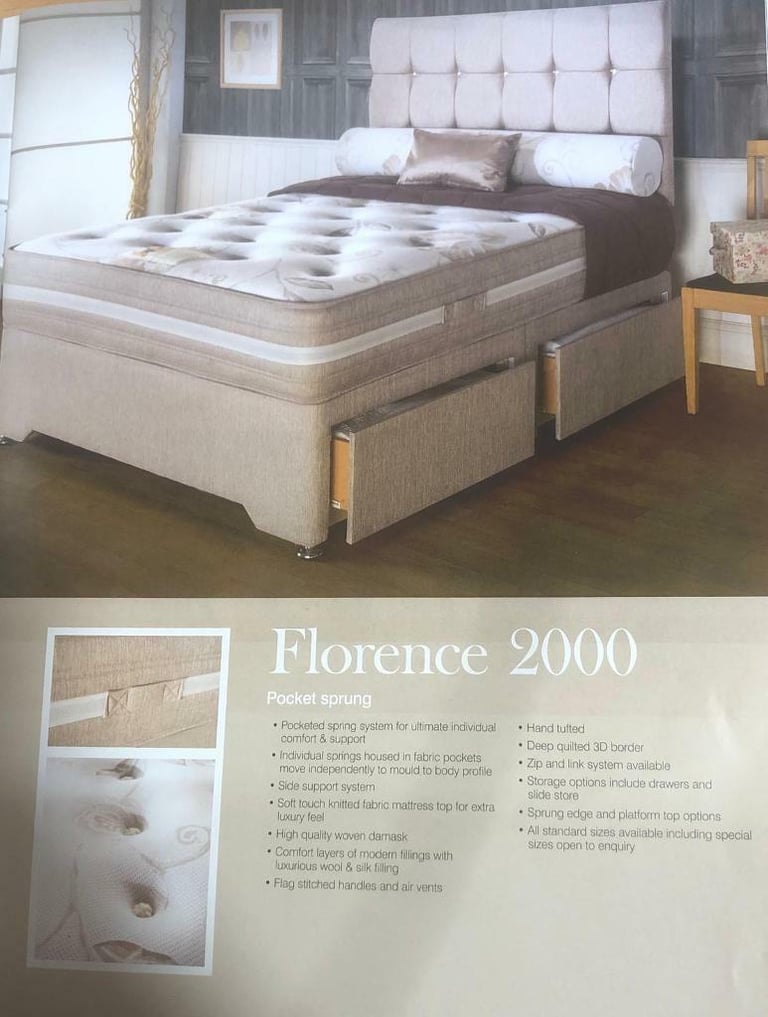 2000 Pocket Sprung Mattresses All Sizes