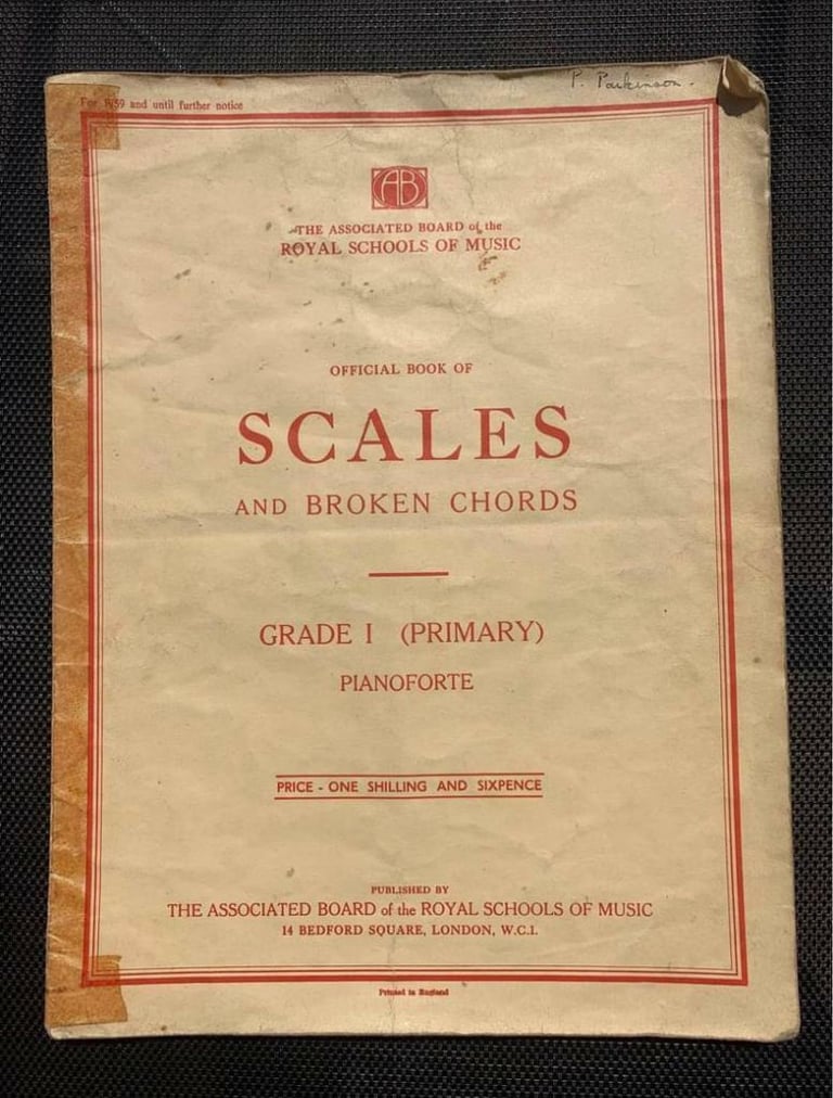 image for Royal School Of Music Scales & Broken Chords Grade I (1) Primary Vintage Piano