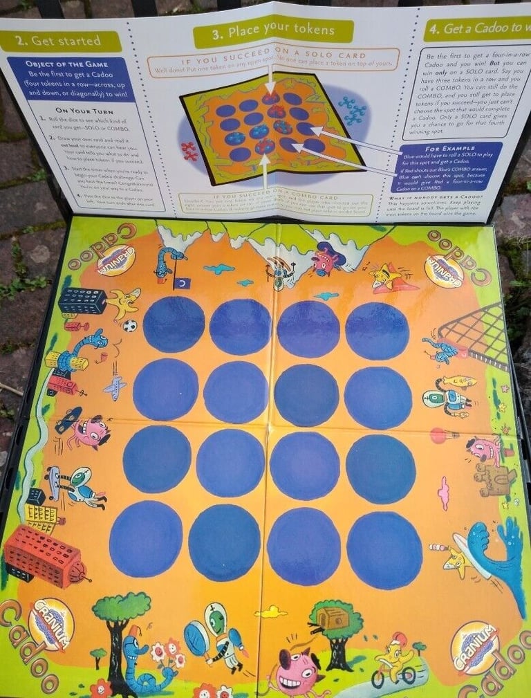 'Cadoo' Board Game, as new: fun action for everyone. Superb condition
