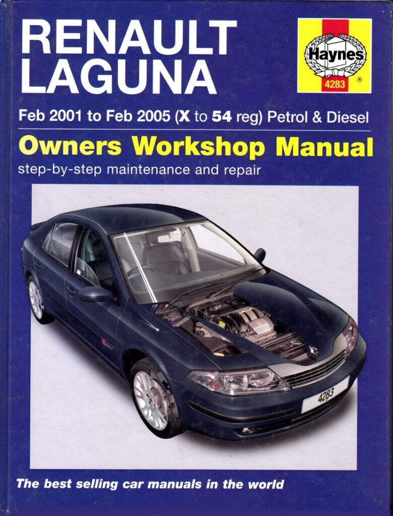 image for HAYNES RENAULT LAGUNA MANUAL COVERS 2001 - 2005 PETROL & DIESEL MODELS
