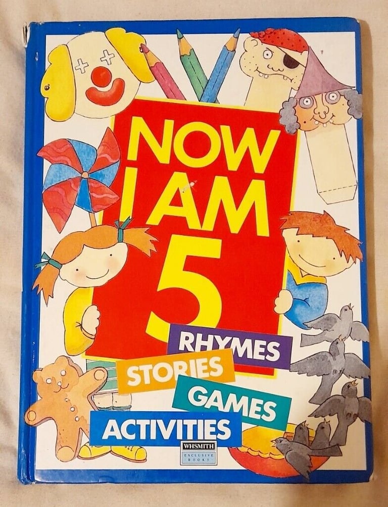 image for 'Now I Am 5' - Fun-Packed Activity Book