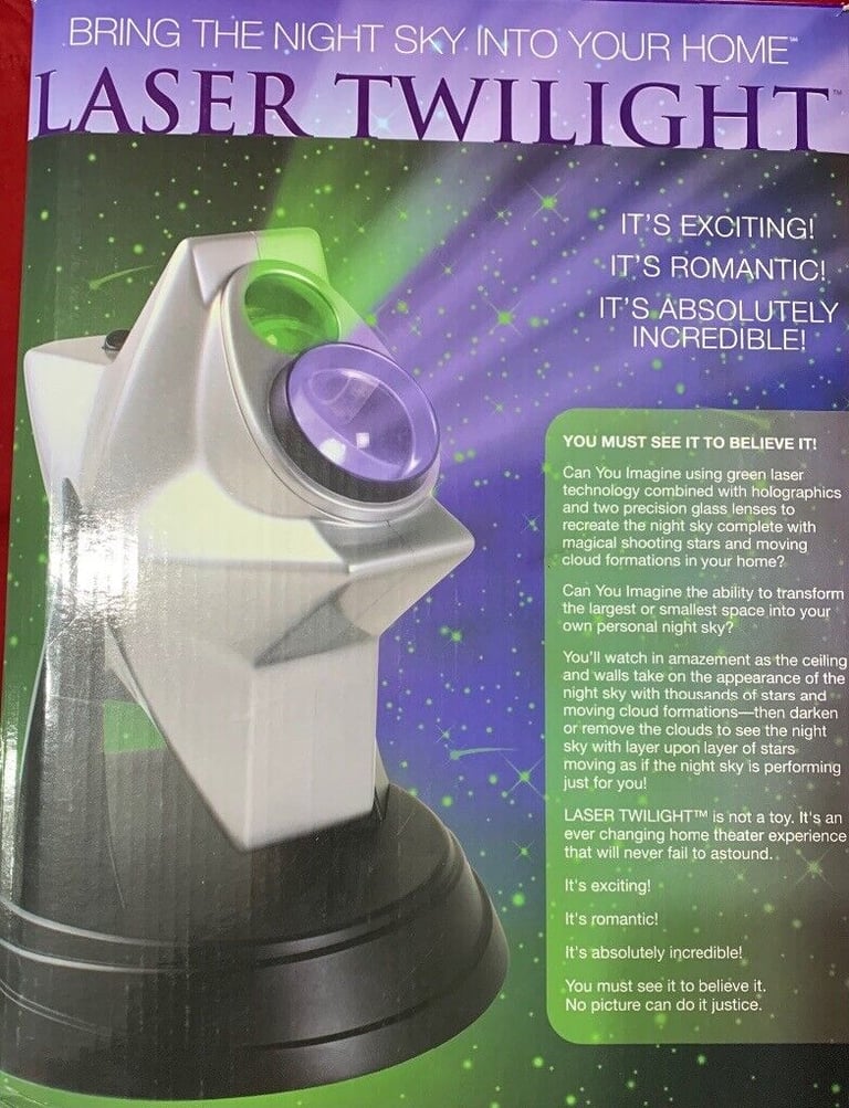 Star shaped laser twilight projector