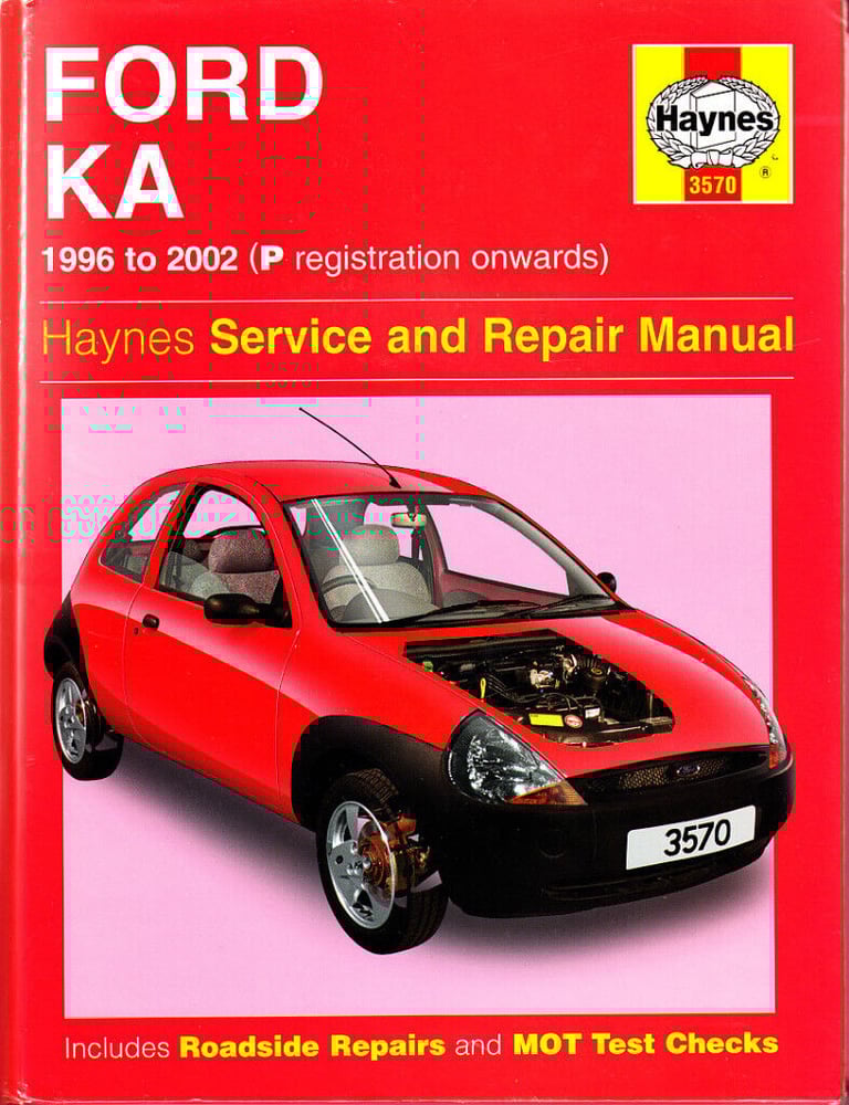 HAYNES FORD KA SERVICE & REPAIR MANUAL 1996 - 2002