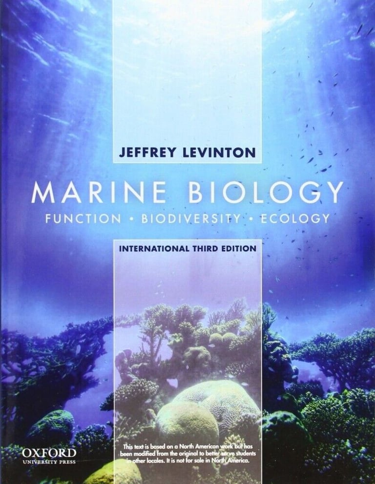 Marine Biology: International Edition: Function, Biodiversity, Ecology - International third edition