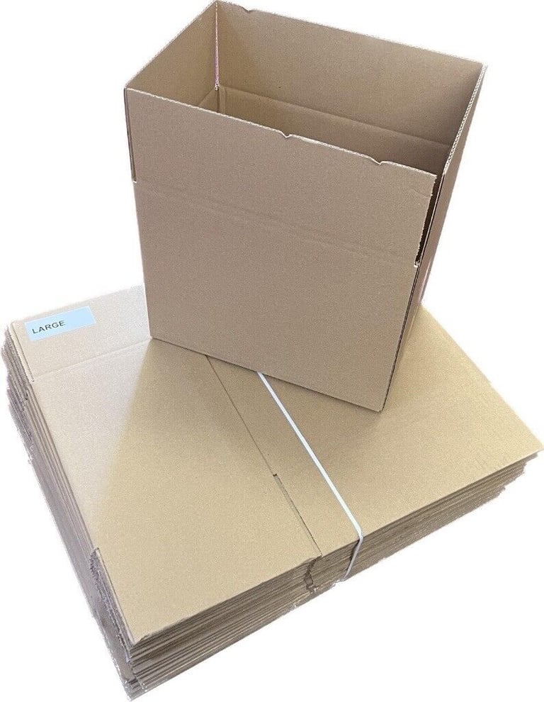 (Pack of 25) LARGE PACKING/POSTAGE BOXES - 330mm x 224mm x 254mm
